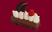 Chocolate cake with mascarpone