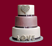 Svatební dort – w018