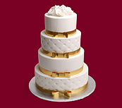 Svatební dort – w040