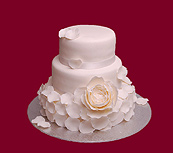 Svatební dort – w044